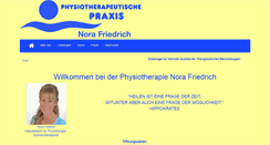 Desktop Screenshot of norafriedrich.de